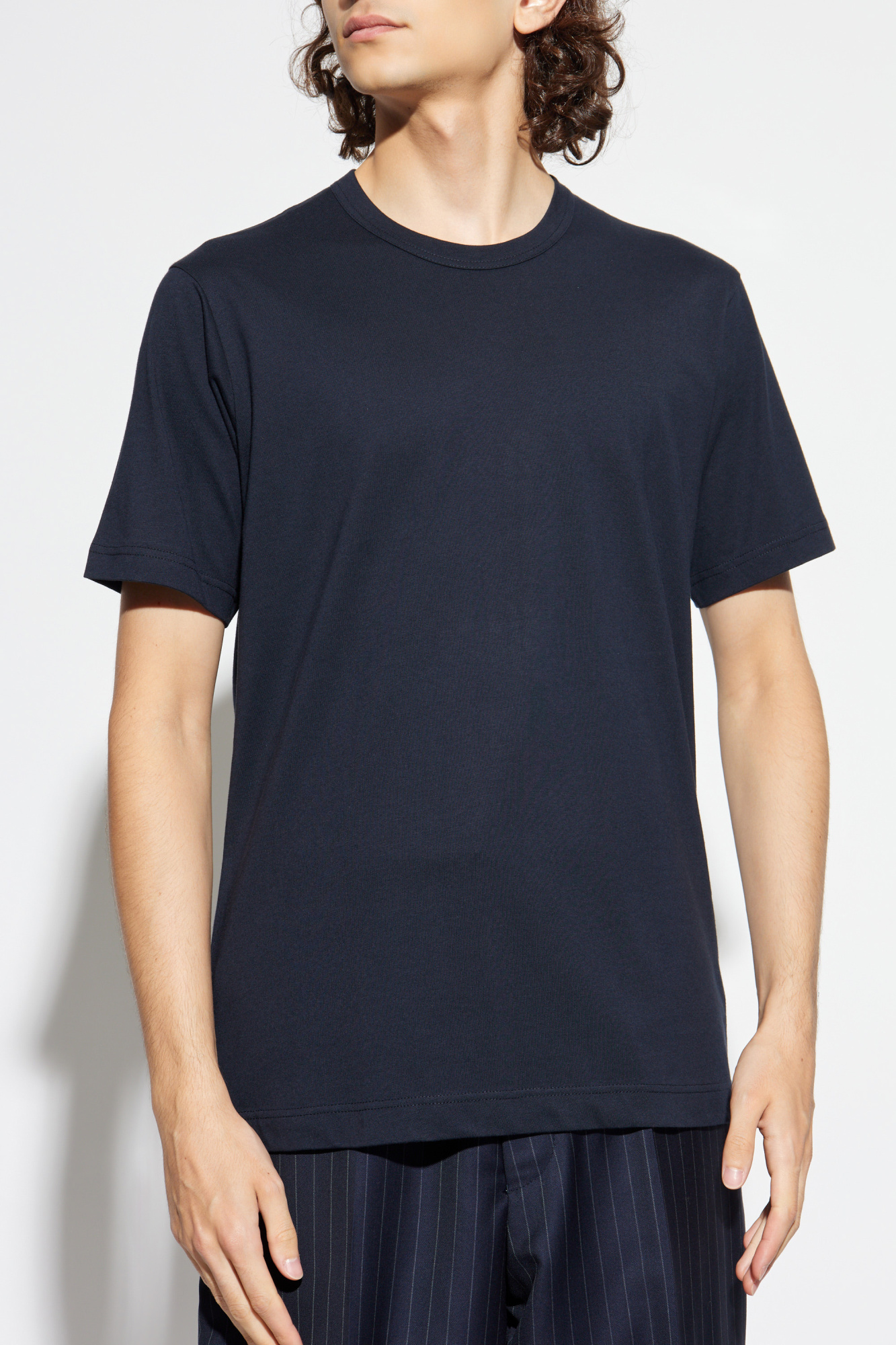 COMME des GARÇONS SHIRT S27162 Navy blue Cotton t-shirt Comme des Garçons Shirt - Vitkac Canada